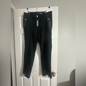 Women’s Black Zipper-Accent pants NWT size XL